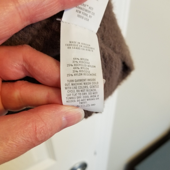 Aerie Brown Ribbed Crew Neck Sweater - Picture 4 of 10